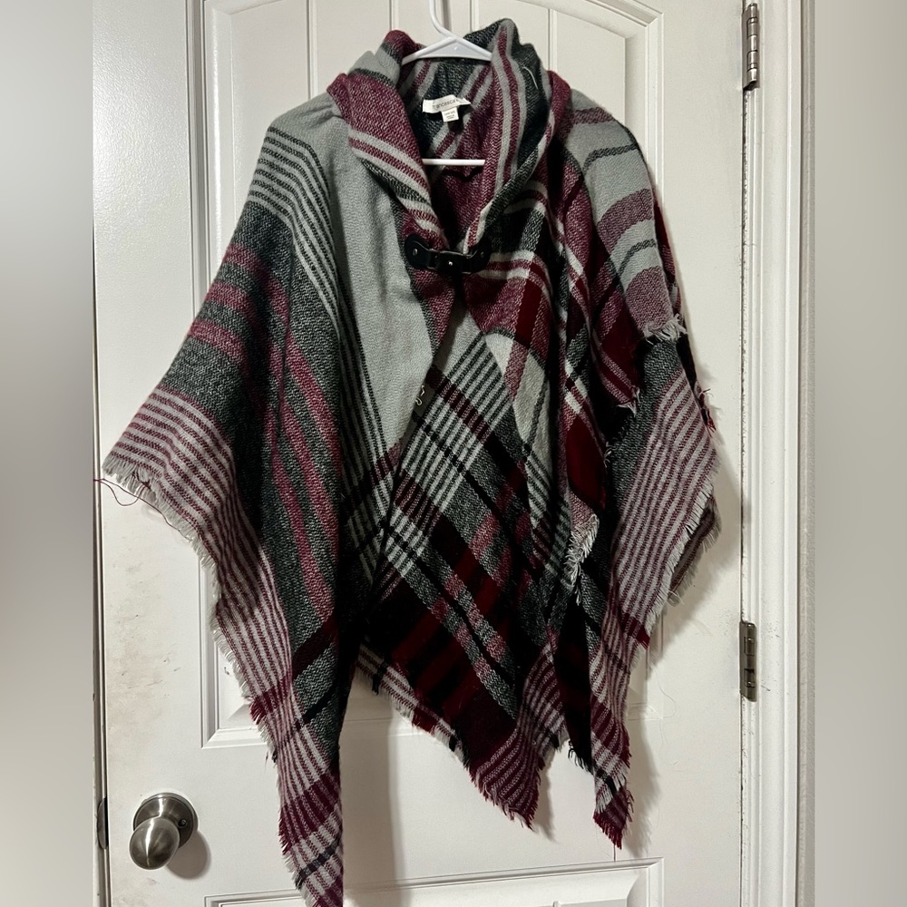 Ruana winter shawl